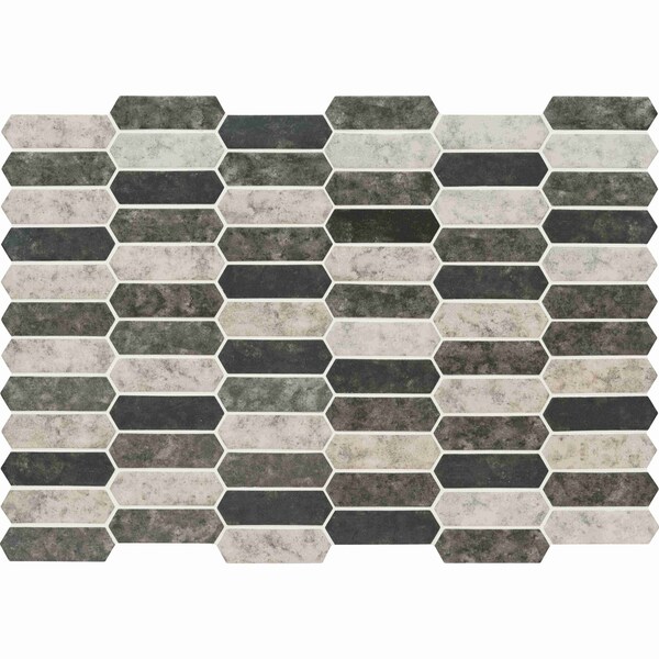 Msi Urban Tapestry Picket SAMPLE Textured Glass Mesh-Mounted Mosaic Tile ZOR-MD-0290-SAM - main